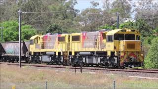 Empty coal train number 9620 rolls into Redbank