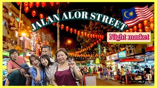 マレーシアに来たら絶対ここに行って‼️JALAN ALOR STREET Night market🌙   #malaysia #jalanalor