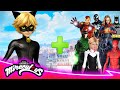 MIRACULOUS LADYBUG CHARACTERS AS IRON MAN, SPIDER MAN, VENOM, LOKI, CAPTAIN MARVEL MOD 🦸‍♂️