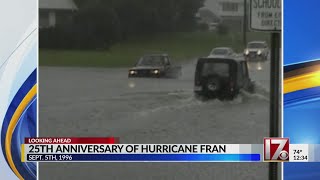 25th anniversary of Hurricane Fran