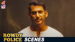 Vishal Best Emotional Scene | ROWDY POLICE Kannada Movie | Vishal | Raashi Khanna |Kannada Filmnagar