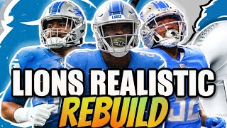 DETROIT LIONS REALISTIC REBUILD! CAN WE GO FROM BOTTOM TO TOP?! - Madden 22 Franchise