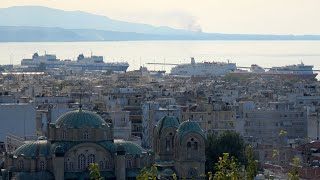 Landscape of Patras, Achaia, Peloponnese, Greece, Europe