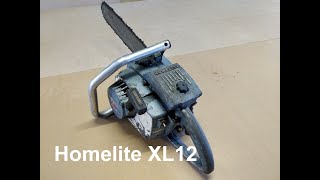 Homelite XL12 disassembly Stop motion