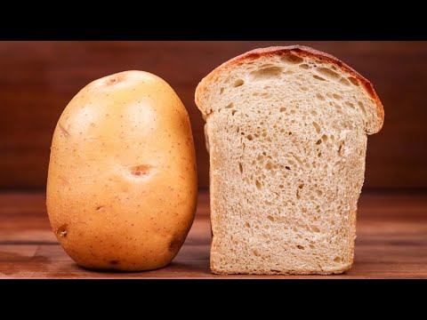 What does potato flour do in bread?