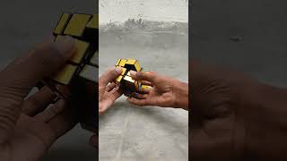 Mirror Rubik's cube new trick in easy solution 😱🥵🙀 #mirror #tiktok@adityacubesolver.....7088