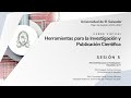 Sesión 5 - Curso Virtual Herramientas para la Investigación y Publicación Científica