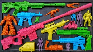 Collecting 7 Sniper Rifles and AK47 Guns Super Machine Gun Air Gun Arrow Gun Water Gun Sword Shotgun