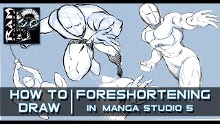 How to Draw Foreshortening for Comics  - Video Narrated by Robert Marzullo