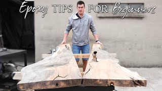 Epoxy Table TIPS & TRICKS For BEGINNERS
