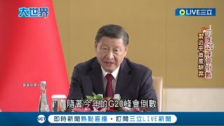 習近平首度缺席G20峰會 無緣上演\