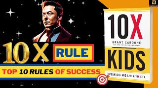 The 10X Rule{सफलता पाने के नियम} by Grant Cardone||BookSummary in Hindi #bestversionofyourself