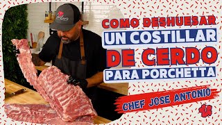 Deshuesando un costillar de cerdo  - Parte 1 | Chef Jose Antonio