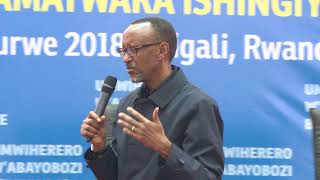 President Kagame speaks at the local government retreat | Kigali, 28 March 2018