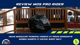 Review Helm MDS Pro Rider - Helm Modular Terbaik Cuma 500 Ribuan !!!