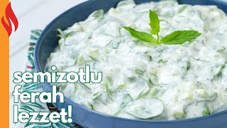 Purslane Cacık Recipe 🌱🥒 Purslane Cucumber Salad with Yogurt