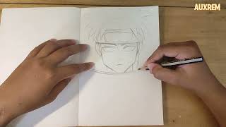 Sketch With Me (Drawing Pain, Minato & Jiraiya) ( REAL TIME PROCESS )