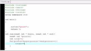 C++ Tutorial - 29 - Array Ranges in Functions