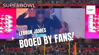 LEBRON JAMES’ RESPONSE when BOOED by fans at the SUPERBOWL!!