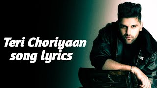 Chhalaang- Teri Choriyaan song lyrics video|Guru randhawa song|Raj Kumar rao|HD Lyrics