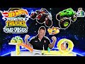 HOT WHEELS  Monster Trucks Power Smashers Charge and Chase Challenge