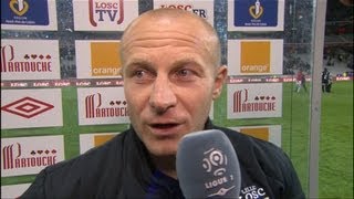 Interview de fin de match : LOSC Lille - Stade de Reims (3-0) / 2012-13