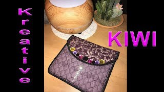 Kreative Kiwi:  In the Hoop machine embroidery Quilted bag Design!!😍