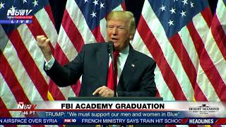 MUST WATCH: President Trump Speaks To FBI Graduates (FNN)