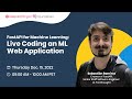FastAPI for Machine Learning: Live coding an ML web application.