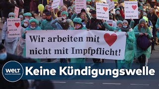 IMPFPFLICHT IN DER PFLEGE: Keine Anzeichen für Kündigungswelle bei Pflegekräften | WELT Kurz \u0026 Knapp