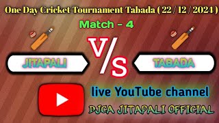 Jitapali Vs Tabada League match -4 Tabada one Day Cricket tournament 2024