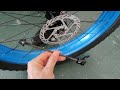 How to Install The Front Wheel And How The Quick Release Skewer Works