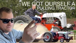 Scholten's new Ford 9N Pulling Tractor