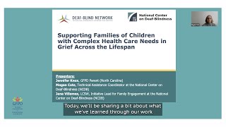 GFPD:  Supporting Families of Children with Complex Health Care Needs in Grief Across the Lifespan