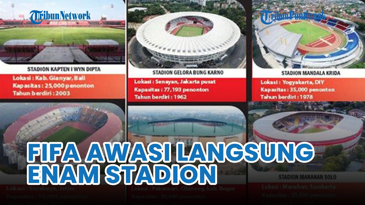 🔴 FIFA Mulai Awasi Langsung 6 Stadion Yang Akan Dipakai Piala Dunia U20 ...