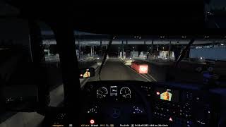 Euro Truck Simulator 2 / Peaceful Night/Rain Drive Through France & Italy (No Commentary No Music)