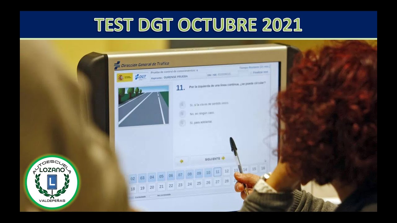 TEST DGT OCTUBRE 2021 - YouTube