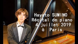 Hayato Sumino, récital de piano, 4 juillet 2019