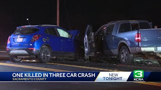 1 dead, 1 hospitalized after crash on Jackson Highway in Sac County