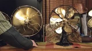 Emerson Antique Big Motor 6 Pole Fan Comparison Party