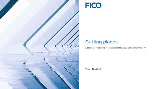 Timo Berthold - MIP Solving: Cutting Planes