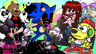 Friday Night Funkin vs NEW PIBBY CORRUPTION! (Sonic EXE, We Bear Bears, Oswald, Mickey) FNF Mods 124