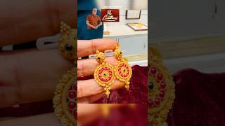 2024 Trending 22kt gold Chand Bali designs from Lalithaa Mart Ltd #viralvideo #trending