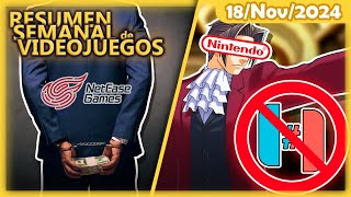 Empleados de NetEase Arrestados por Lavar Dinero | Nintendo Demanda Streamer | Resumen Semanal 28