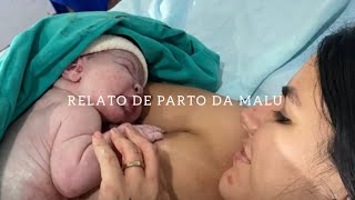 Relato de parto normal da Malu | Hospital Sofia Feldman SUS | VLOG #01