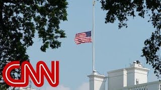 White House lowers flag again for McCain