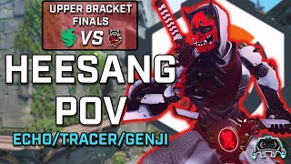 [HeeSang POV] Team Falcons vs Crazy Racoon - Upper Bracket Finals - Asia LAN - OWCS