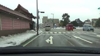 根上～小松市街地～小松空港（石川県能美市～小松市）