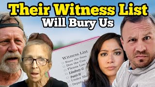 WITNESSES WILL BURY US IN COURT