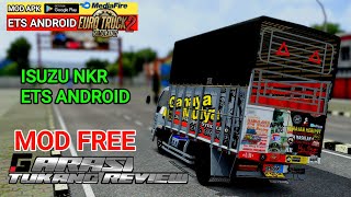 REVIEW TEST DRIVE mod bussid terbaru truk isuzu Mod free #modbussid #ets2truk busid truk